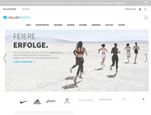 Tablet Screenshot of keller-sports.de